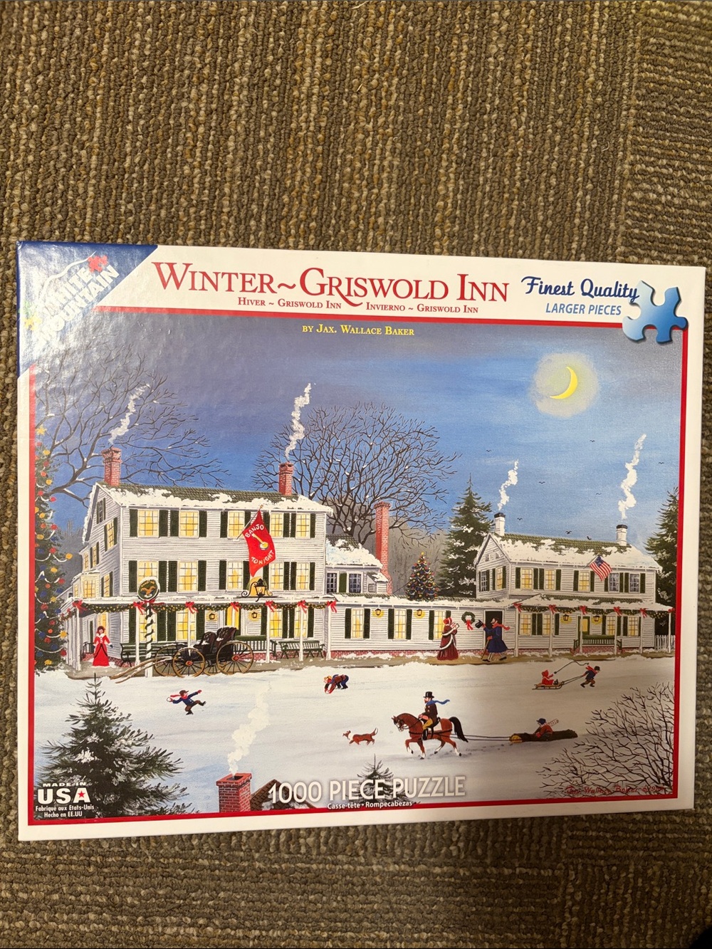 White Mountain Winter - Griswold Inn 1000-Piece Jigsaw Puzzle 🧩